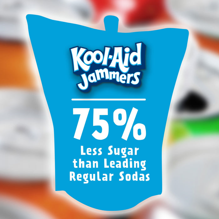 Kool-Aid Jammers Tropical Punch Artificially Flavored Kids Soft Drink 10 Pouches