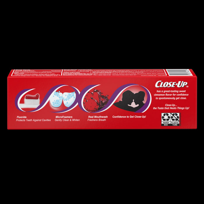 Close-Up Fluoride Toothpaste, Freshening Red Gel 4 oz