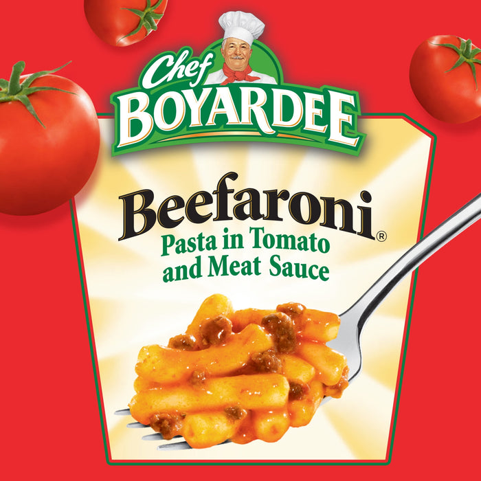 Chef Boyardea Beefaroni Pasta Microwaveable Bowls 7.5 oz