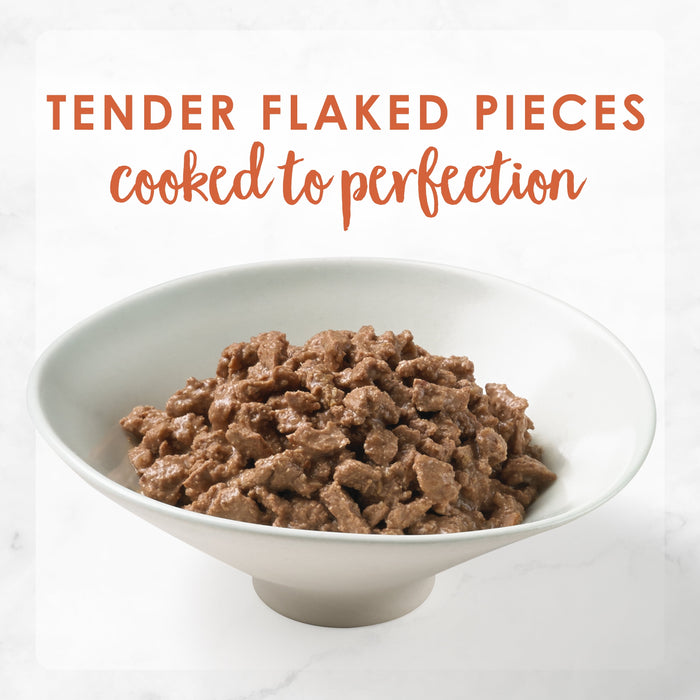 Fancy Feast Cat Food Flaked Chicken & Tuna Feast, 3 oz