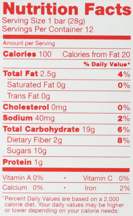 Nature's Bakery, Whole Wheat Fig Bars, Strawberry, Real Fruit, Vegan, Non-GMO, Snack bar, 1 box with 6 twin packs