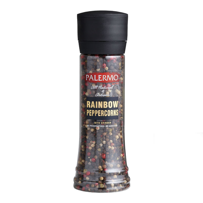 Palermo Pink Himalayan Salt 13.76 oz & Palermo Rainbow Peppercorns 5.82 oz