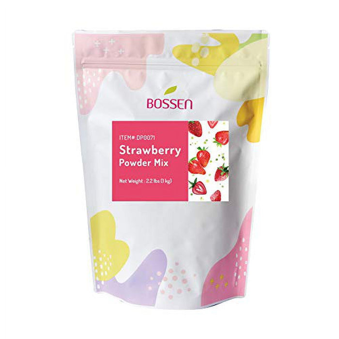 Bossen Bubble Tea Powder Mix Strawberry