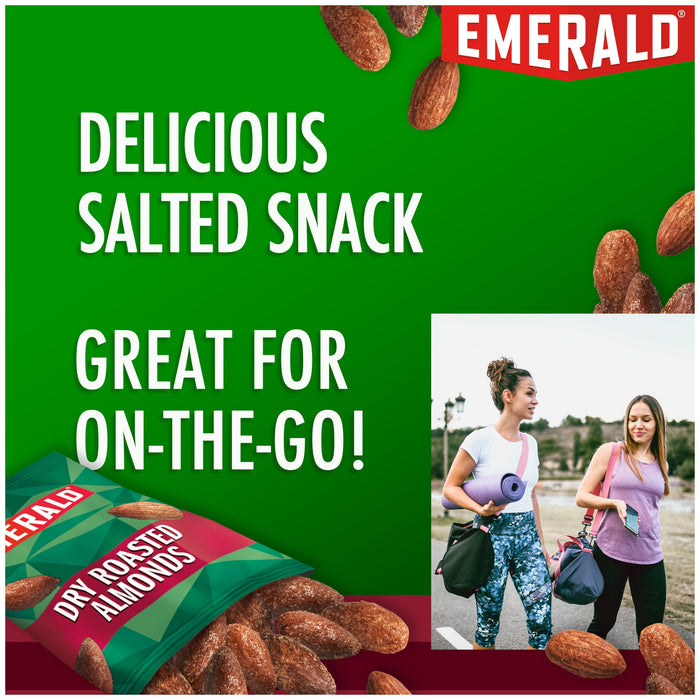 Emerald Nuts Dry Roasted Almonds, 100 Calorie Packs, 7 Ct BB. 01/26/2025