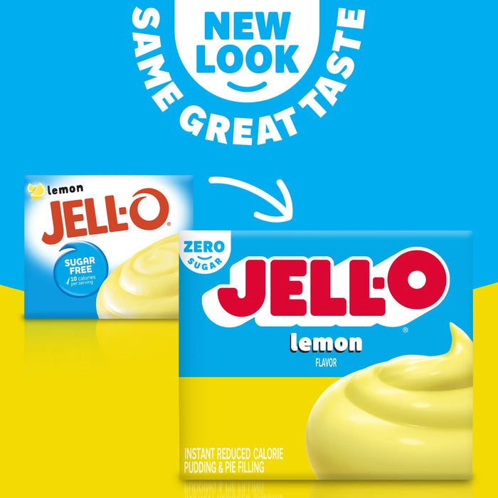 Jell-O Lemon Pudding Sugar Free/Fat Free, 1oz