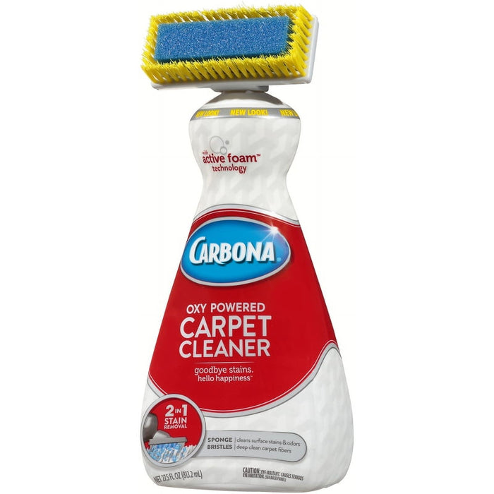 Carbona 2 in 1 Oxy-Powered Carpet & Upholstery Cleaner Pet Bottle, No Scent, 27.5 Fl Oz