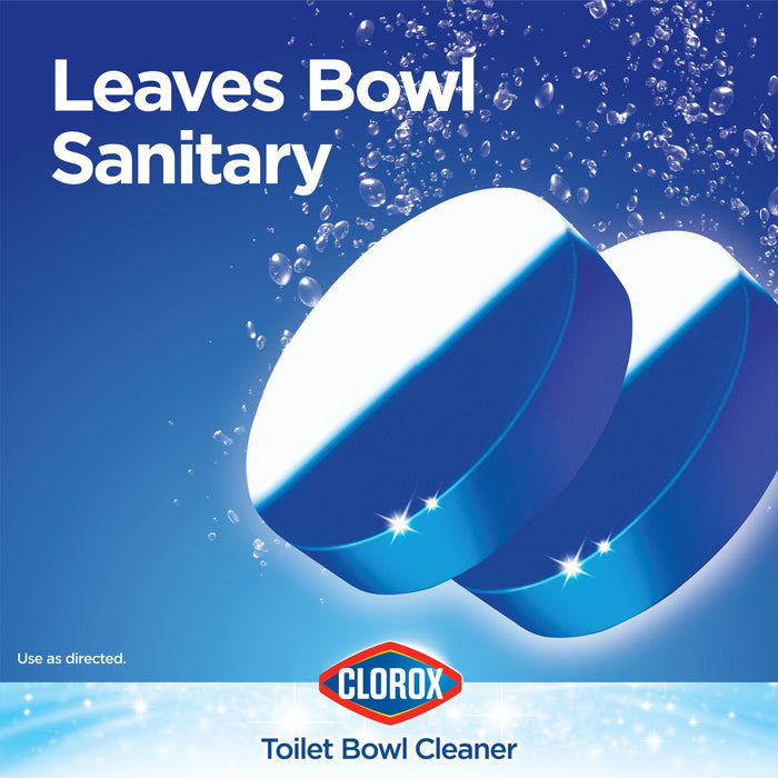 COLROX Bleach & Blue Toilet Bowl Cleaner, Rain Clean Scent 2 ct