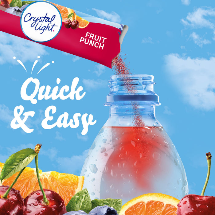 Crystal Light Fruit Punch On-The-Go, 0.09 Ounce (Pack of 10)