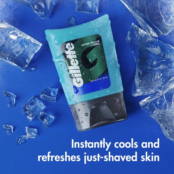 Gillette Series After Shave Gel, Sensitive Skin, 2.54 Ounces