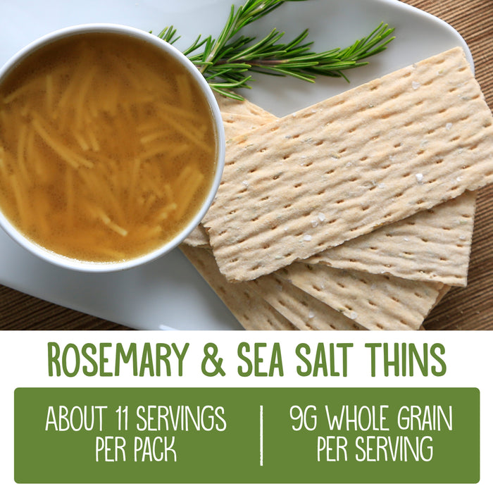 Wasa Flatbread Thins Crackers, Rosemary and Sea Salt, 6.7 Ounce