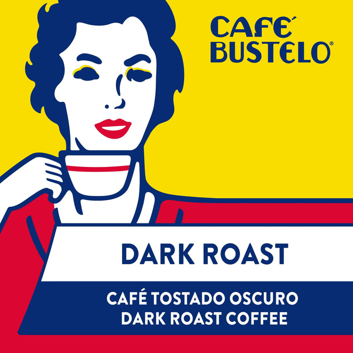 Cafe-Bustlo Dark Roast Espresso Coffee, 10 oz