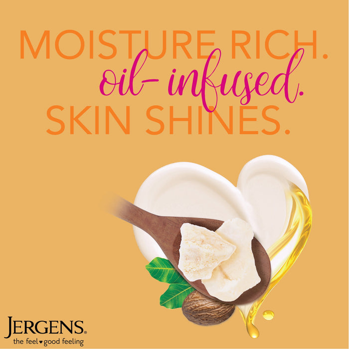 Jergens Moisturizer Shea Butter, 8 Fl Oz