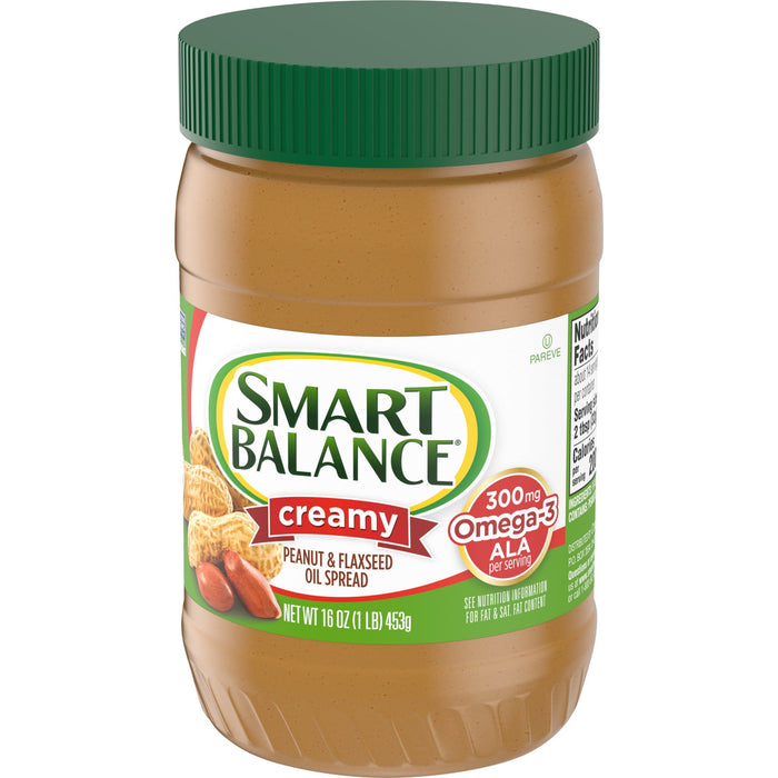 Smart Balance Creamy Peanut & Flaxseed Oil Spread 16 oz