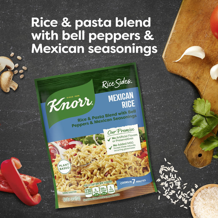 Knorr Rice Sides For a Tasty Rice Side Dish Mexican Rice No Artificial Flavors, No Preservatives, No Added MSG 5.4 oz