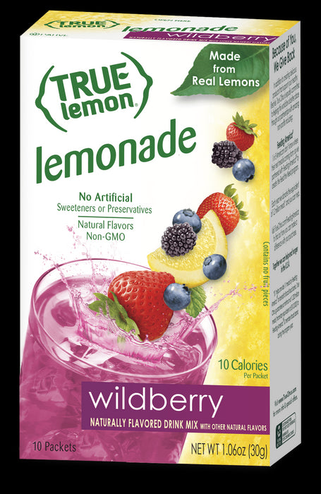 True Lemon Wildberry Lemonade Drink Mix, 10 Packets