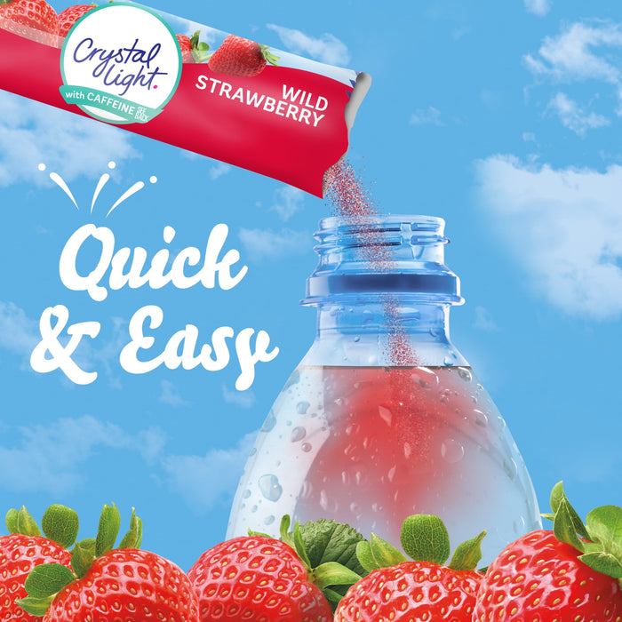 Crystal Light Wild Strawberry 30 Packets, 3.3 Oz. (Pack of 1)