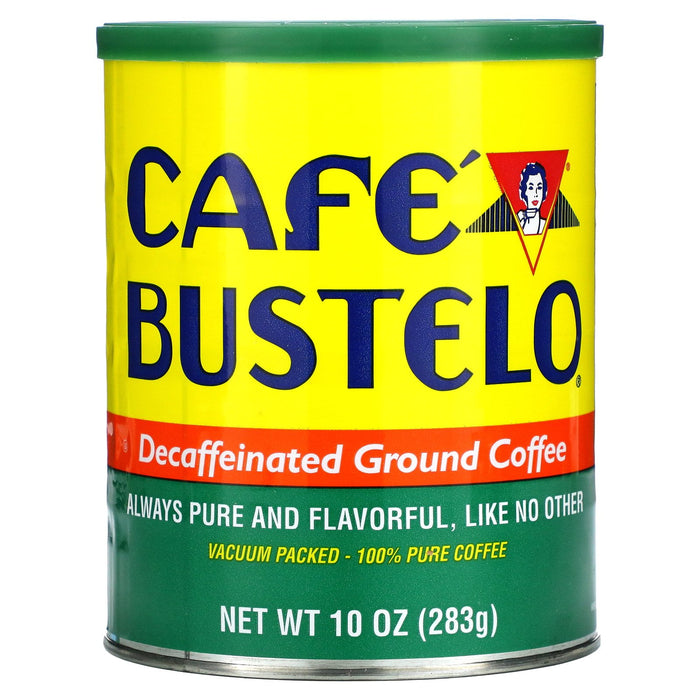 Bustelo Decaffeinated Ground Coffee Can, 10 oz Packaging May Vary