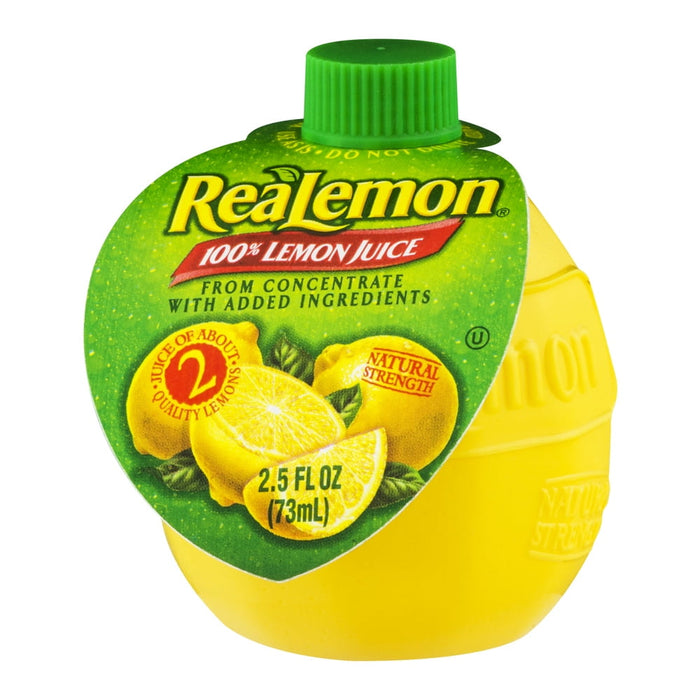 REALEMON SQUEEZE 100% Lemon Juice, 2.5 oz