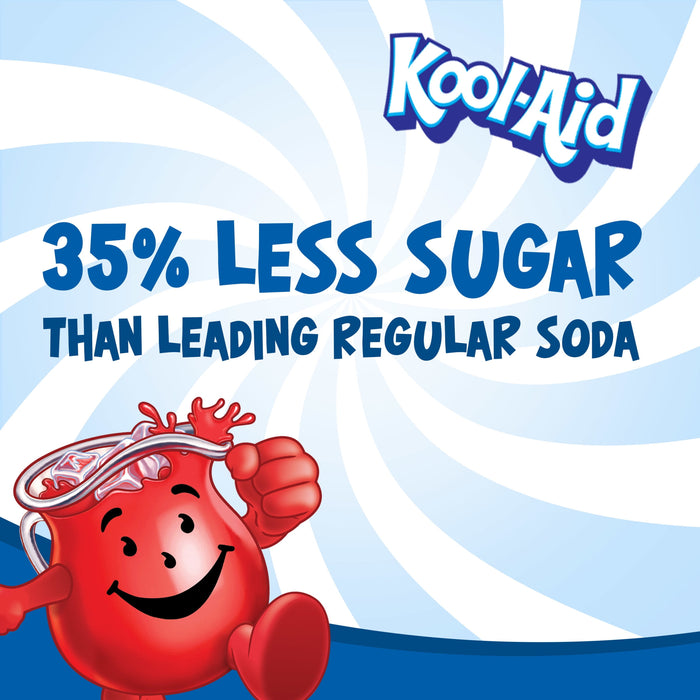 Kool-Aid Caffeine Free Blue Raspberry Lemonade Sweetened Powdered Drink Mix 1 Count 20 oz Canister