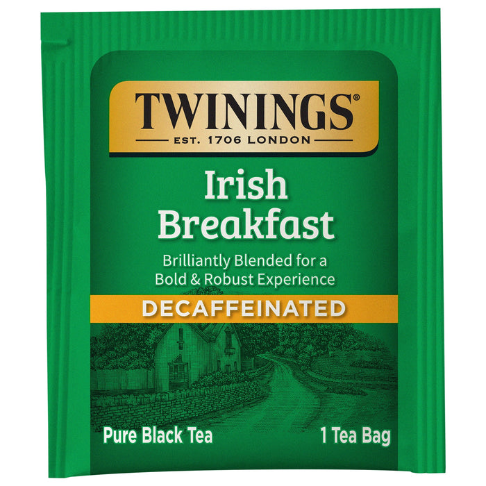 Twinings Classic Irish Breakfast Decaffeinated Tea, 20 Count