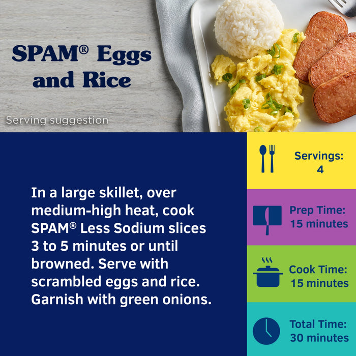 SPAM 25% Less Sodium, 12 Oz