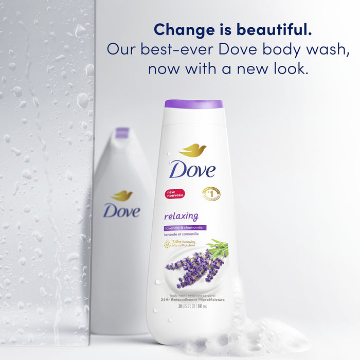 Dove Relaxing Body Wash Lavender & Chamomile 20 fl. oz