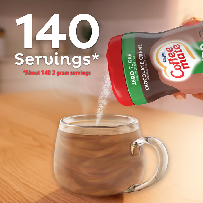 COFFEE-MATE Chocolate Sugar Free Powder Coffee Creamer 10.2 oz.