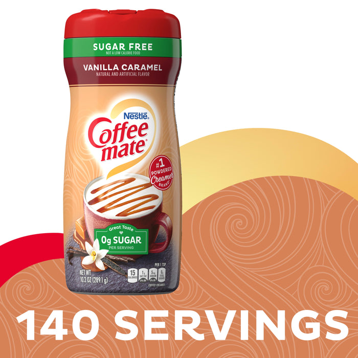 Coffee-mate Coffee Creamer Powder, Sugar-Free Vanilla Caramel