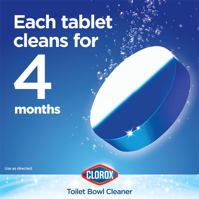 COLROX Bleach & Blue Toilet Bowl Cleaner, Rain Clean Scent 2 ct