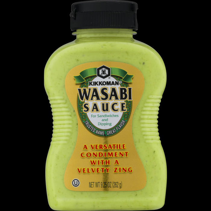 Japanese Wasabi Sauce, perfect for sushi and sashimi, grilled fish, stir-fries, or barbecue dishes, 9.25 oz