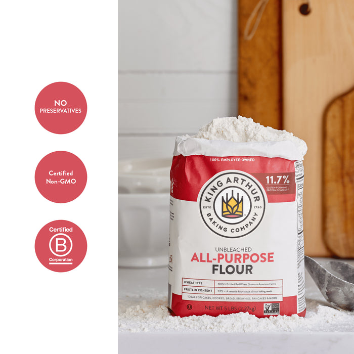 King Arthur Flour - All-Purpose Unbleached Flour 5.00 lb