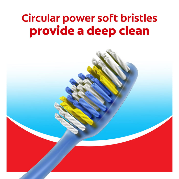 Colgate Extra Clean Circular Power Bristles Toothbrush Soft