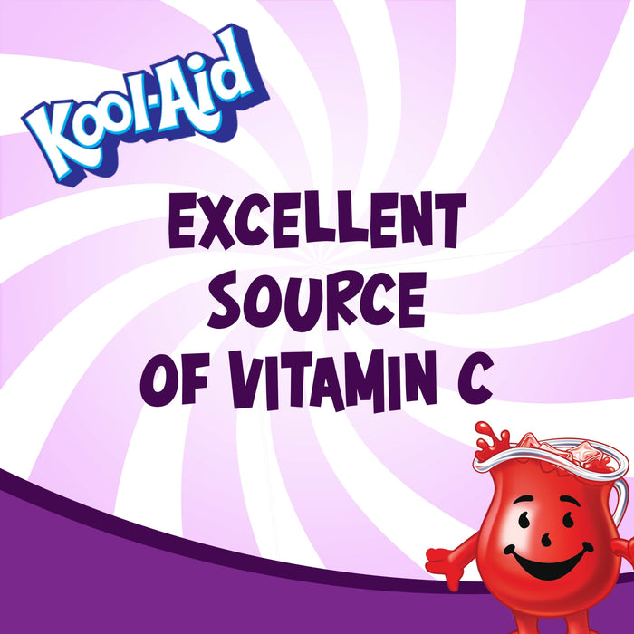 Kool-Aid Grape Flavored Powdered Drink Mix, 19 oz for 1 bottle