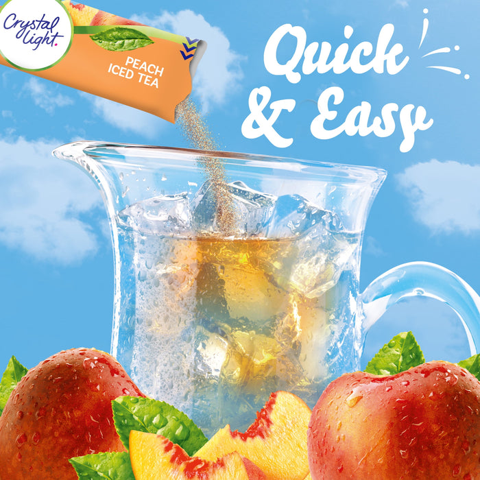 Crystal Light Peach Tea Drink Mix (12-quart), 1.5-ounce Packages