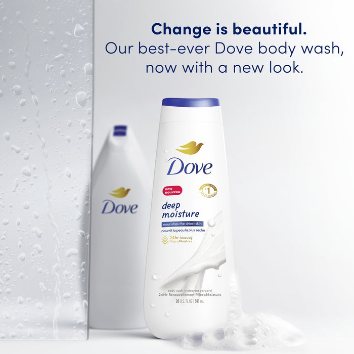 Dove Body Wash, Deep Moisture 12 oz