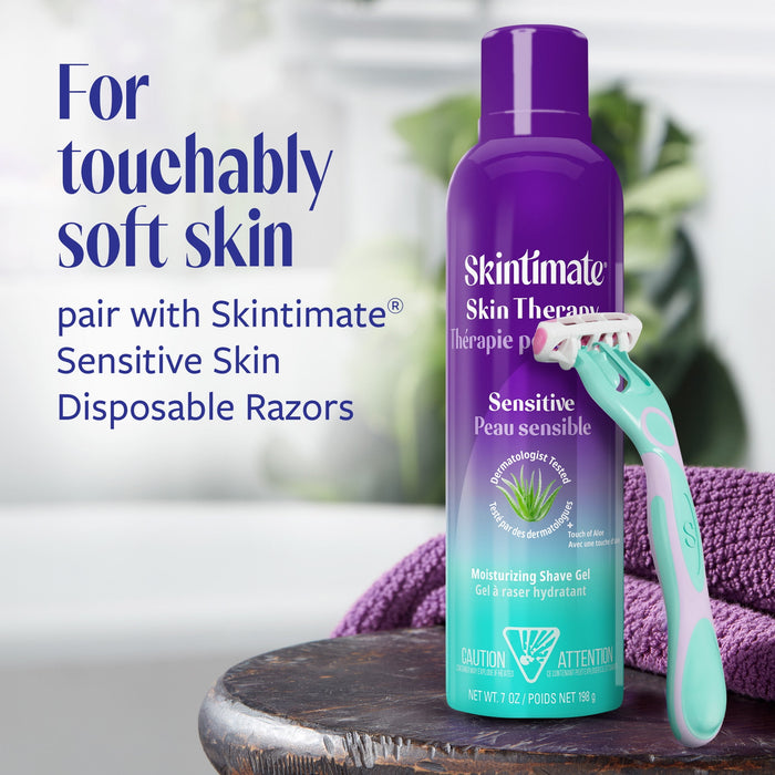 Skintimate Sensitive Therapy Moisturizing Shave Gel - 7 oz