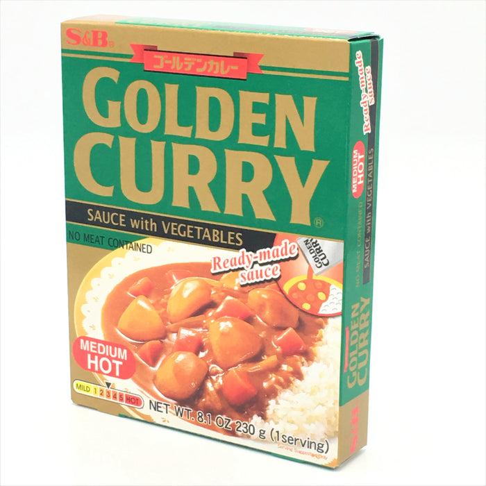 Golden Curry Vegetables with Sauce Medium Hot 8.1oz