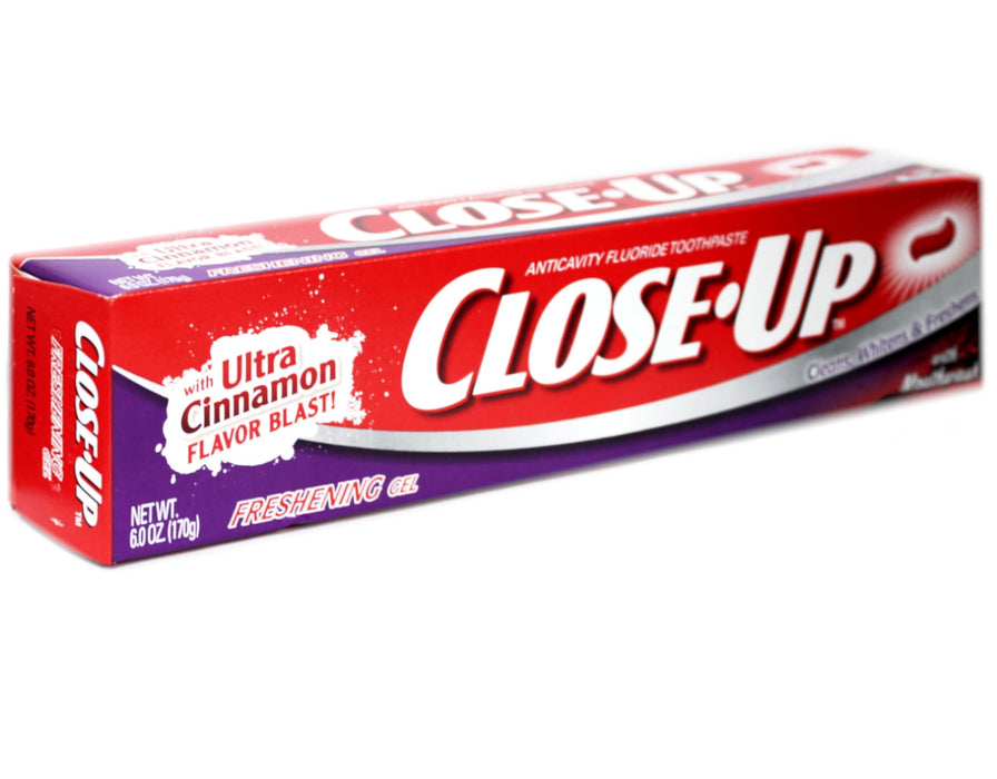 Close-Up Cinnamon Red Gel Anticavity Fluoride Toothpaste, 6 oz