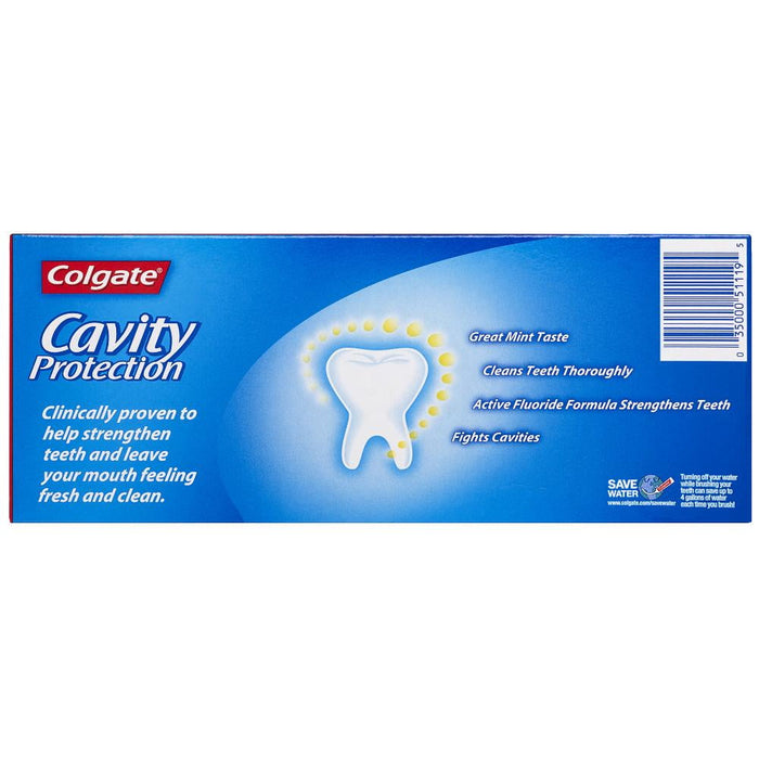 Colgate Cavity Protection Toothpaste, Value Pack, 6 Oz