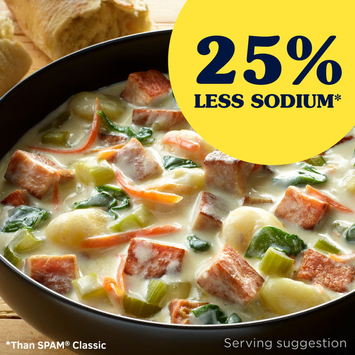 SPAM 25% Less Sodium, 12 Oz