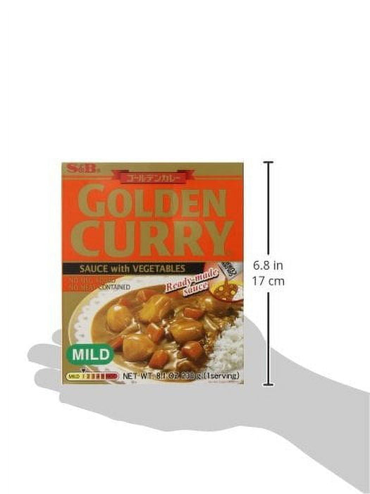 Golden Curry Vegetables with Sauce Mild - 8.1oz