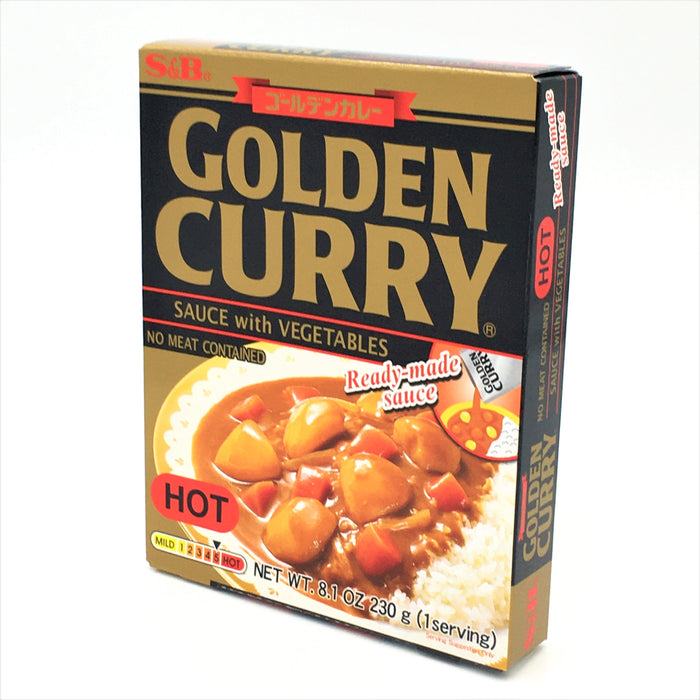 Golden Curry Sauce with Vegetables, Hot, 8.1 oz