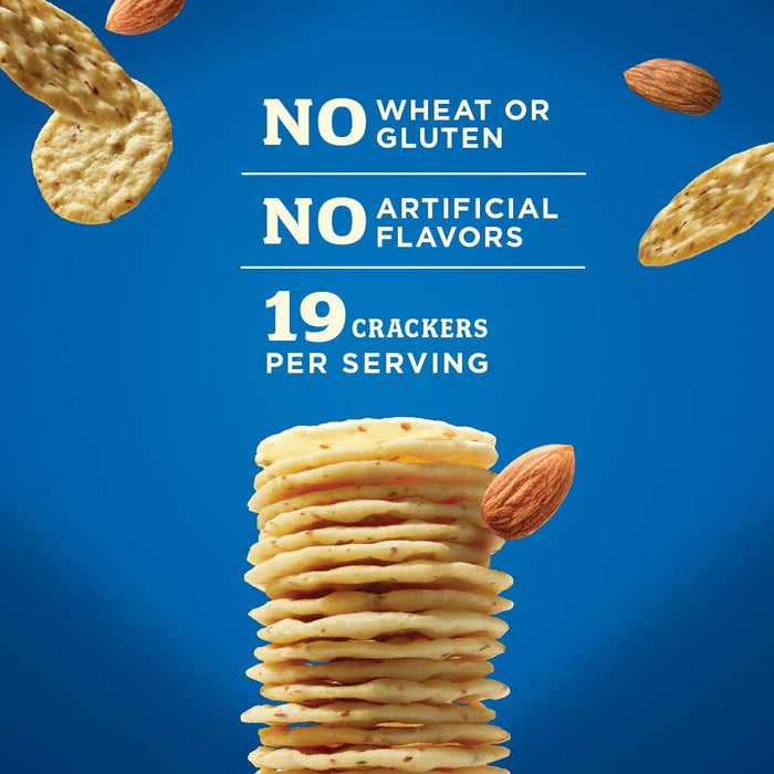 Blue Diamond - Cracker Snacks - Nut-Thins Nut & Rice Almond, Gluten-free 4.25 oz BB. 01/17/2025