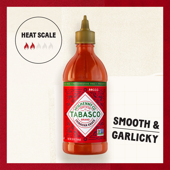 TABASCO Brand Sriracha Sauce, 20 Fl Oz (Pack of 1)