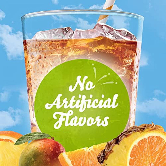 Crystal Light Caffeine Tropical Paradise Punch Liquid Drink Mix Free Zero Calorie - 1.62 fl oz