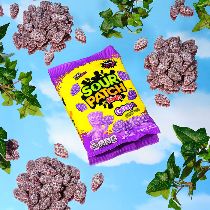 SOUR PATCH KIDS Grape Candy 8.02 oz BB. 11/21/2024