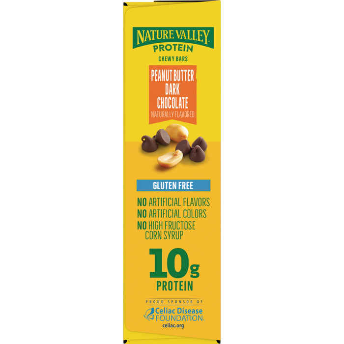 Nature Valley Protein Chewy Bars, Peanut Butter Dark Chocolate 5 Bars