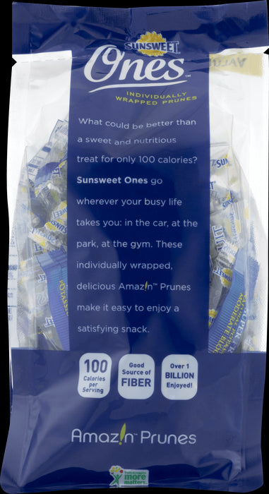 Sunsweet Ones Individually Wrapped Dried Prunes Value Pack 12 ounce