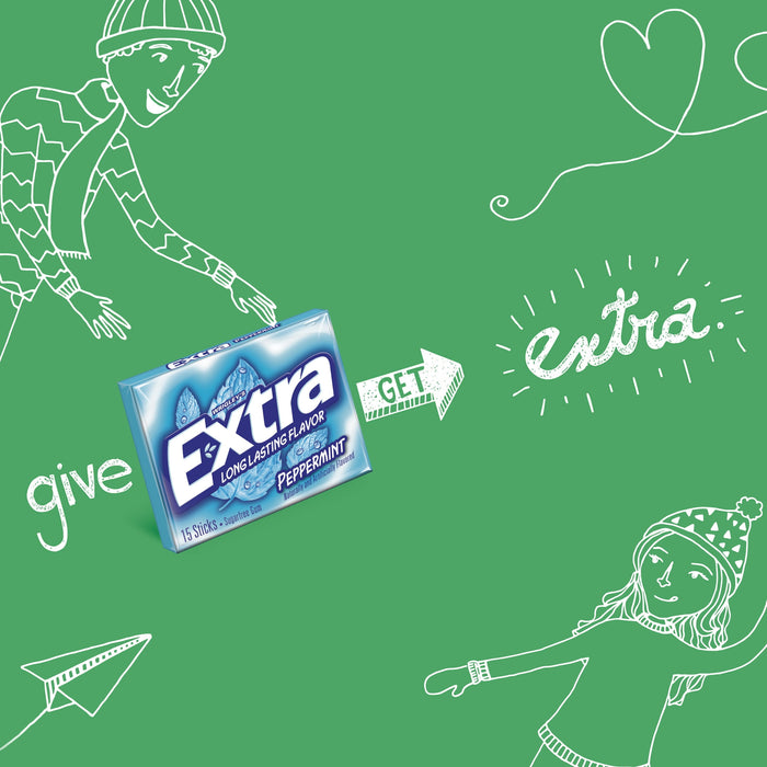 Extra Peppermint Sugarfree Gum 15 ct