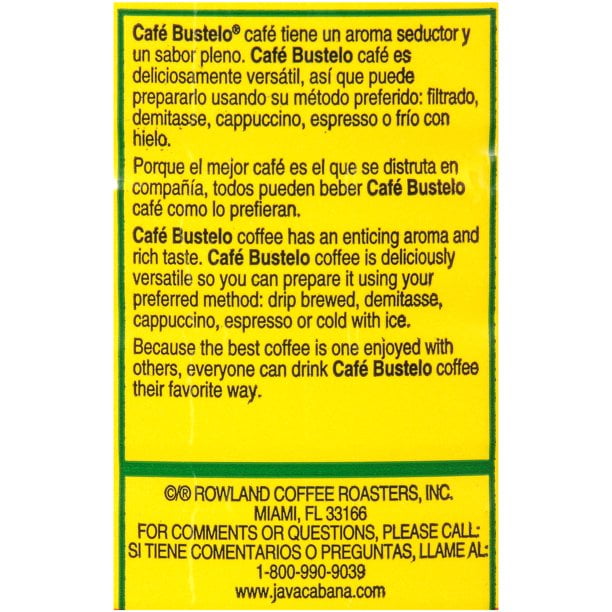 Bustelo Decaffeinated Ground Coffee Can, 10 oz Packaging May Vary